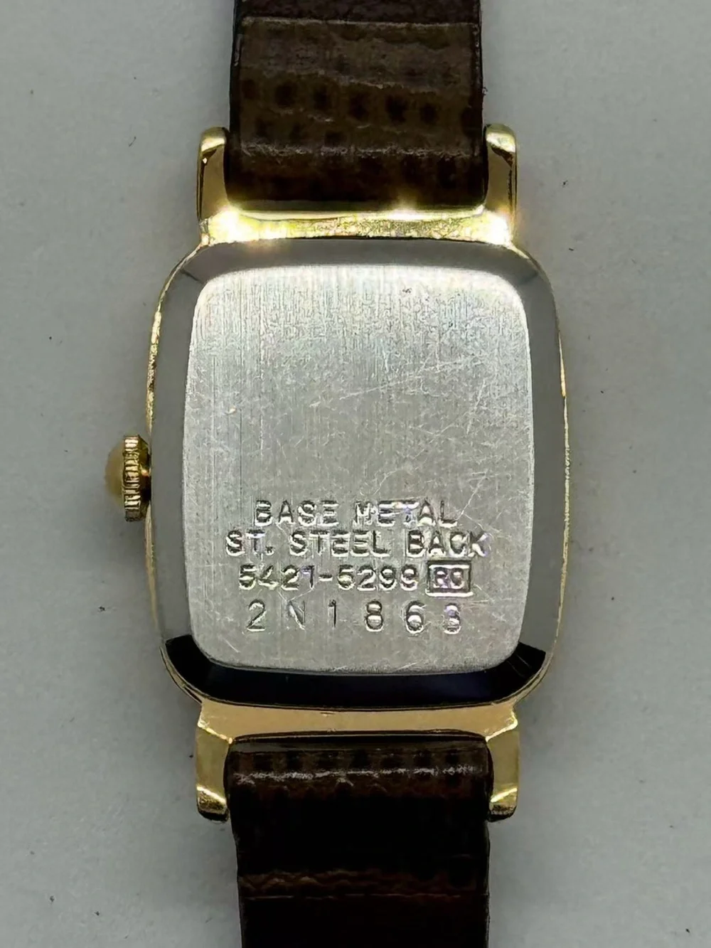 Vintage Seiko Women’s Quartz Gold Tone 16mm Rectangular Watch New Battery Runs